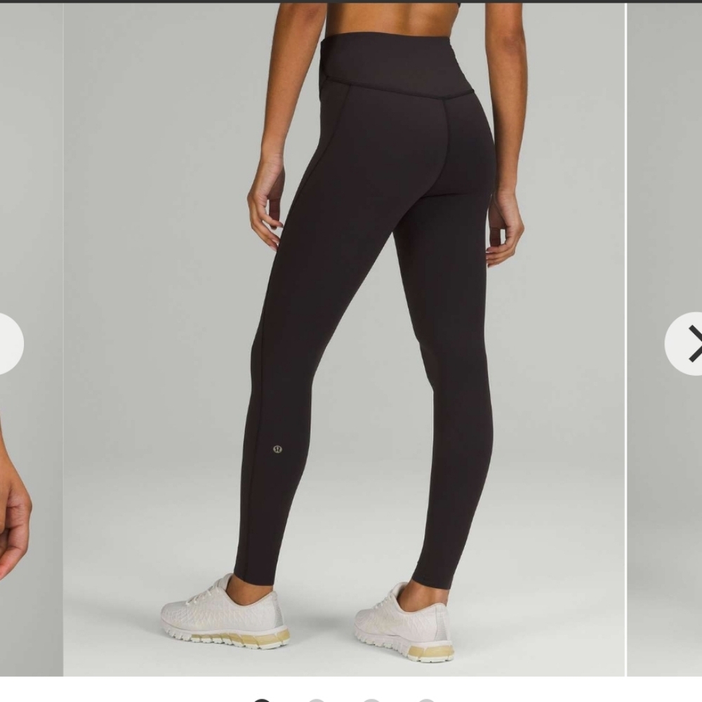 Lululemon Base Pace High-Rise Tight 28" Black Size 2